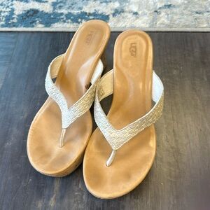 Ugg platform flip flops